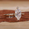 Dutch Marquise Cut Diamond Solitaire Engagement Ring