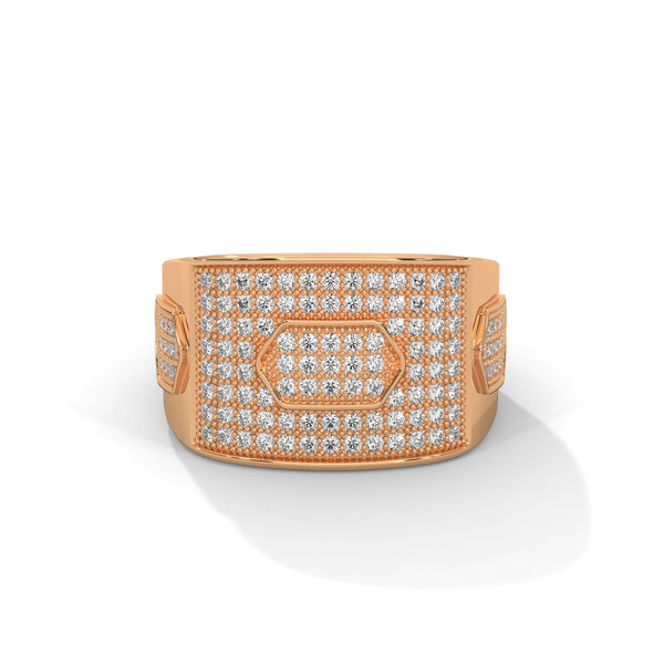 "Experience unmatched brilliance with this white gold diamond ring, crafted for luxury lovers seeking timeless sparkle, bold elegance, and premium craftsmanship."