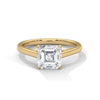 “Lumen Ring—Asscher-cut diamond brilliance, sleek minimalist solitaire elegance, and modern white-gold luxury crafted to symbolize refined beauty, timeless style, and lasting love.”