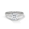 “Lumen Ring—Asscher-cut diamond brilliance, sleek minimalist solitaire elegance, and modern white-gold luxury crafted to symbolize refined beauty, timeless style, and lasting love.”
