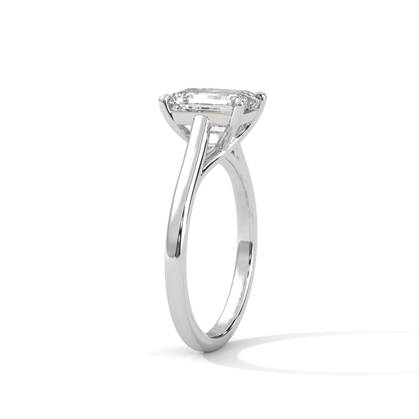 “Nova Ring—radiant-cut diamond brilliance, sleek solitaire elegance, and modern white-gold luxury crafted to symbolize fiery sparkle, timeless beauty, and lasting love.”