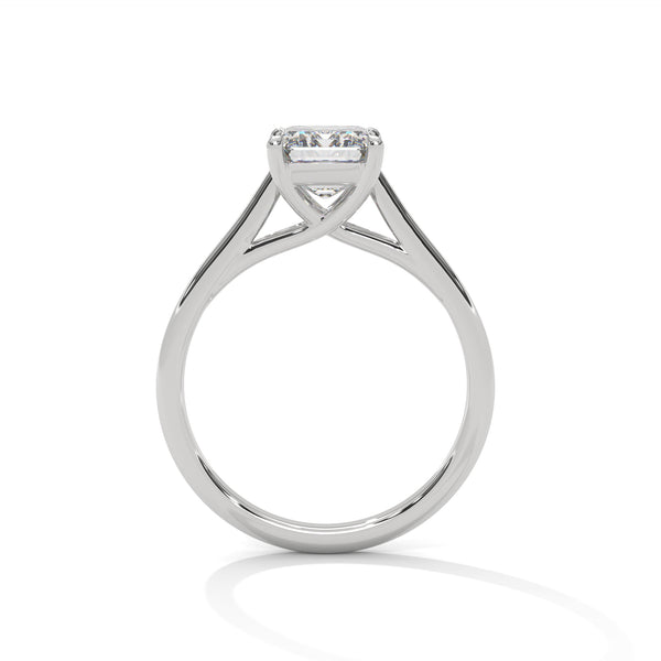“Nova Ring—radiant-cut diamond brilliance, sleek solitaire elegance, and modern white-gold luxury crafted to symbolize fiery sparkle, timeless beauty, and lasting love.”