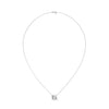 Pure Brilliance Round Lab Grown Diamond Gold Pendant Chain