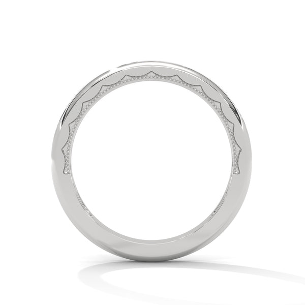 “Experience timeless sparkle with this curved diamond band, crafted in radiant gold for perfect stacking, everyday luxury, and unforgettable elegance.”