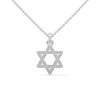 Celestial Shine: Star Shaped Lab Grown Diamond Gold Pendant Chain