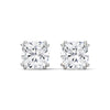 Cushion Cut Lab Grown Diamond Gold Stud Earrings