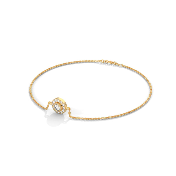 A 9-inch fashion bracelet featuring 12 diamonds in assorted shapes, totaling 1.99 carats—artful elegance in every detail.