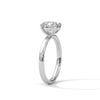 Elegant Oval Solitaire Lab Grown Diamond Gold Ring