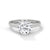 “Celeste Ring—round brilliant diamond sparkle, minimalist four-prong solitaire elegance, and timeless white-gold beauty crafted to symbolize pure love and lasting sophistication.”