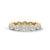 Lab Grown Diamond Bezel-Set Gold Eternity Ring