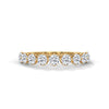 half eternity round cut lab grown diamond ring