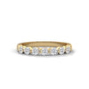BRILLIANT CUT ROUND LAB GROWN DIAMOND SEMI ETERNITY SLEEK BAND