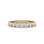 BRILLIANT CUT ROUND LAB GROWN DIAMOND SEMI ETERNITY SLEEK BAND