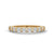 Eternity gold ring Designed with a continuous row of round-cut lab-grown diamonds