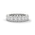 EMERALD-CUT LABGROWN DIAMOND ETERNITY GOLD RING