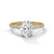 Oval Cut Lab Grown Diamond Gold Engagement Ring