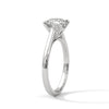 “Celeste Ring—round brilliant diamond sparkle, minimalist four-prong solitaire elegance, and timeless white-gold beauty crafted to symbolize pure love and lasting sophistication.”