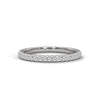 Round cut Lab Grown Diamond Gold Eternity Band