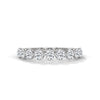 half eternity round cut lab grown diamond ring