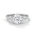 Pear Shaped Three-Stone Lab Grown Diamond Gold Ring