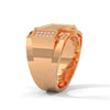 "Experience bold luxury with this statement diamond ring, expertly crafted in gold to deliver unmatched brilliance, sophistication, and modern masculine elegance."
