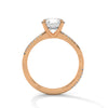 Twist of Elegance Lab Grown Diamond Gold Solitaire Ring