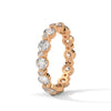 Lab Grown Diamond Bezel-Set Gold Eternity Ring