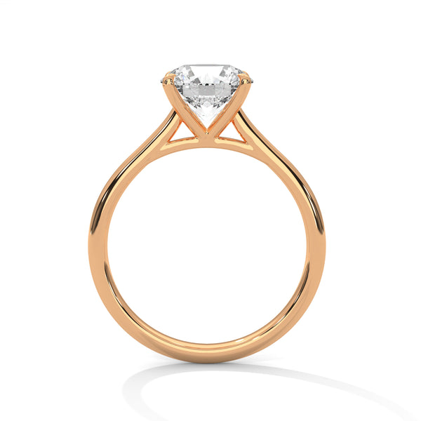 A timeless round brilliant lab-grown diamond solitaire — radiant simplicity for everlasting elegance.