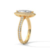 “A stunning marquise diamond ring with bezel halo and pavé sparkle—crafted for timeless elegance, modern luxury, and unforgettable love.”