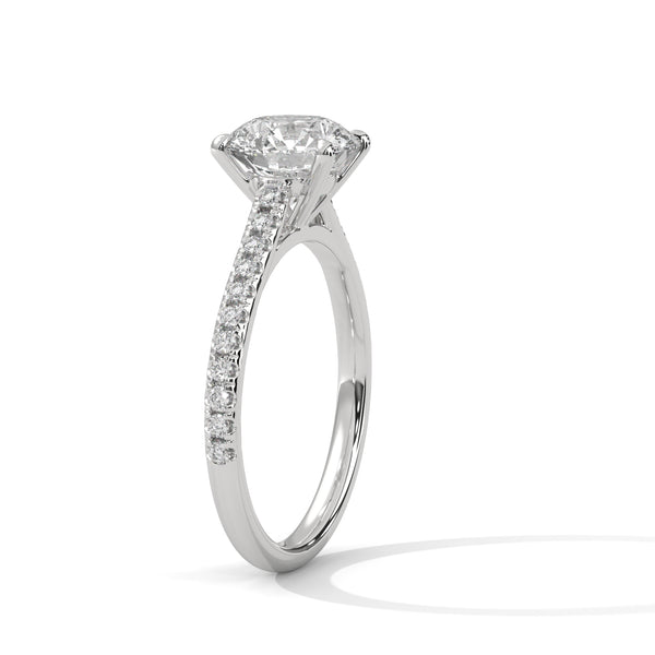 “Experience the Celestial Embrace Ring—premium round-cut diamond brilliance, timeless elegance, and romantic luxury crafted for unforgettable engagements and cherished moments.”