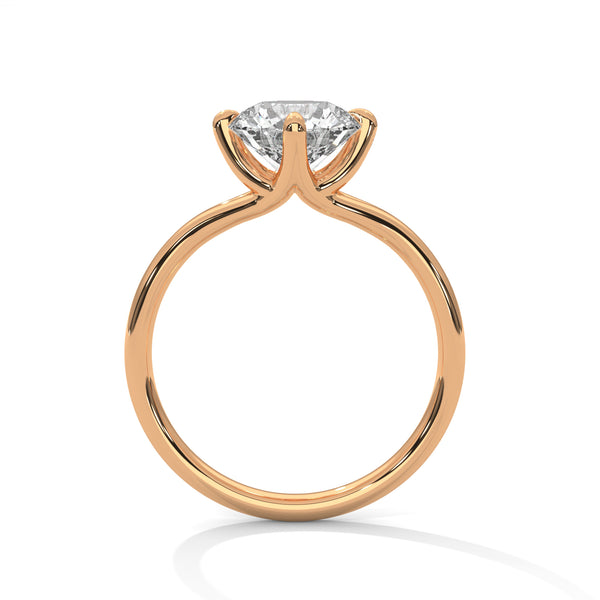 “Nova Ring—round brilliant diamond sparkle, elegant split-shank solitaire design, and modern white-gold beauty crafted to symbolize timeless love and radiant sophistication.”