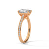 Radiant Cut Lab Grown Diamond Gold Ring