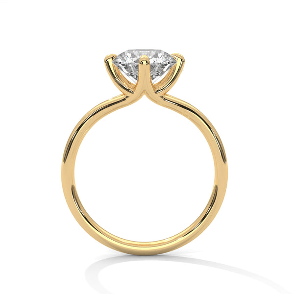 “Nova Ring—round brilliant diamond sparkle, elegant split-shank solitaire design, and modern white-gold beauty crafted to symbolize timeless love and radiant sophistication.”
