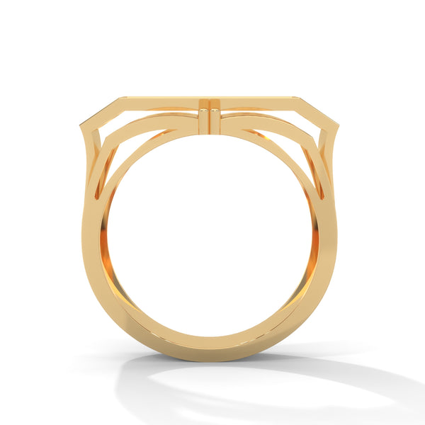 "Experience bold luxury with this statement diamond ring, expertly crafted in gold to deliver unmatched brilliance, sophistication, and modern masculine elegance."