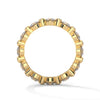 Lab Grown Diamond Bezel-Set Gold Eternity Ring
