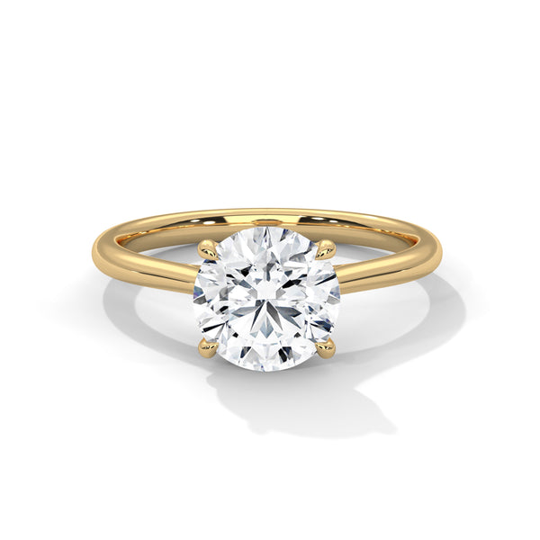 A timeless round brilliant lab-grown diamond solitaire — radiant simplicity for everlasting elegance.
