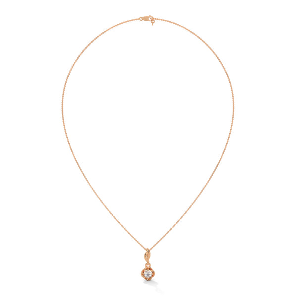 Delicate yet dazzling, the Petite Bloom Solitaire Pendant brings timeless charm with a floral-inspired twist on a classic solitaire.