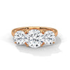 Everlasting Three-Stone Lab Grown Diamond Gold Ring