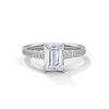 Radiant Cut Lab Grown Diamond Gold Ring