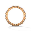 Lab Grown Diamond Bezel-Set Gold Eternity Ring