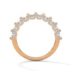 Eternity gold ring Designed with a continuous row of round-cut lab-grown diamonds
