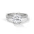Twist of Elegance Lab Grown Diamond Gold Solitaire Ring