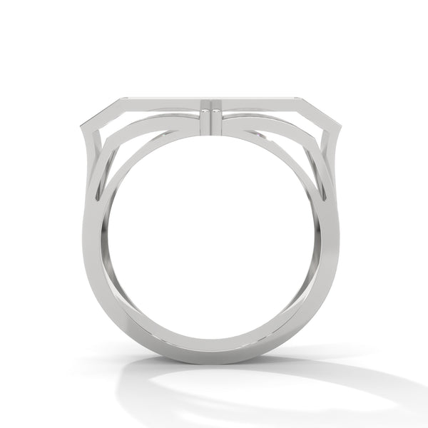 "Experience bold luxury with this statement diamond ring, expertly crafted in gold to deliver unmatched brilliance, sophistication, and modern masculine elegance."