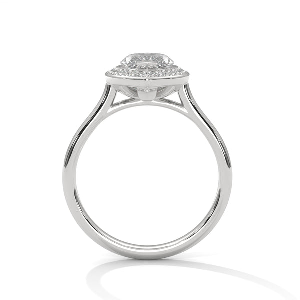 “Solara Ring—marquise-cut brilliance, sleek bezel halo, and bold modern elegance crafted to symbolize timeless love, radiant beauty, and unforgettable moments.”