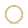 Round cut Lab Grown Diamond Gold Eternity Band