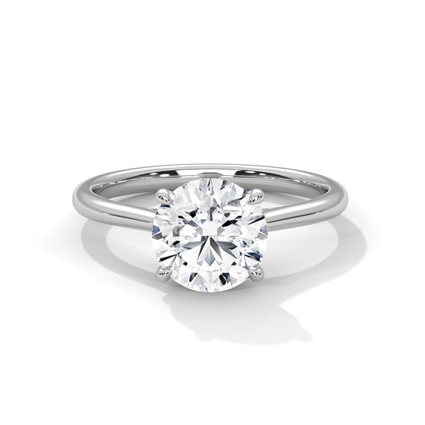 A timeless round brilliant lab-grown diamond solitaire — radiant simplicity for everlasting elegance.