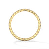 wedding gold ring with set diamond encircle the entire ring