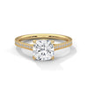 Cushion Cut Lab Grown Diamond Gold Ring