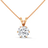Eternal Radiance Lab Grown Diamond Gold Pendant Chain
