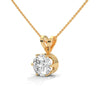 Eternal Radiance Lab Grown Diamond Gold Pendant Chain